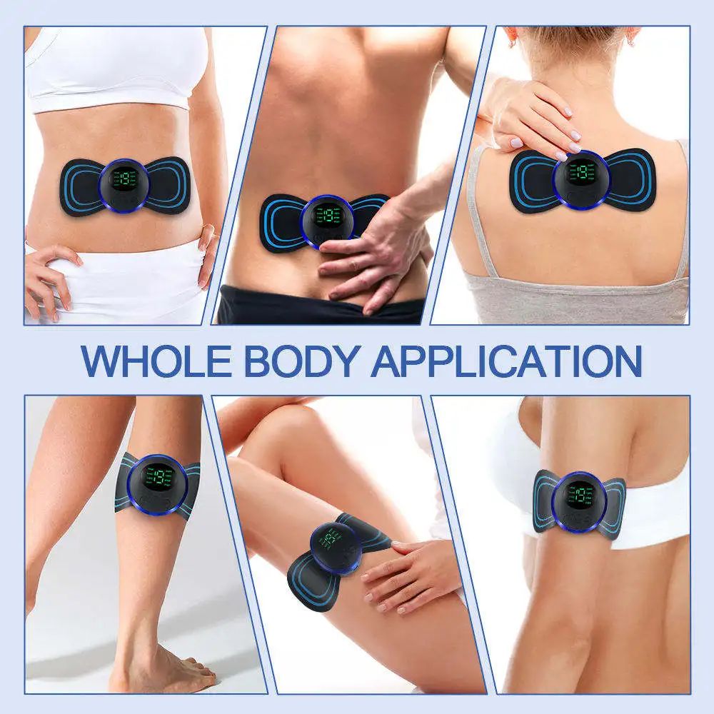 Mini Body Massager Pulse Neck Pain Relief Ems