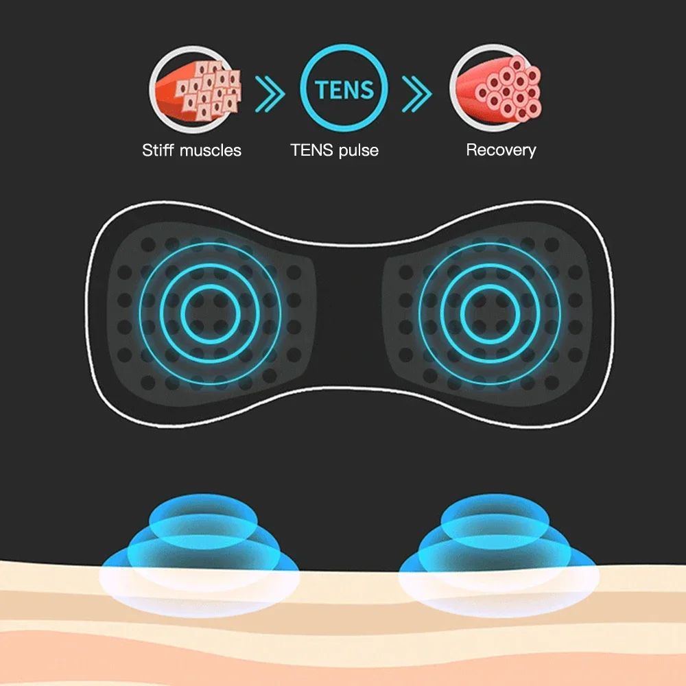 Mini Body Massager Pulse Neck Pain Relief Ems