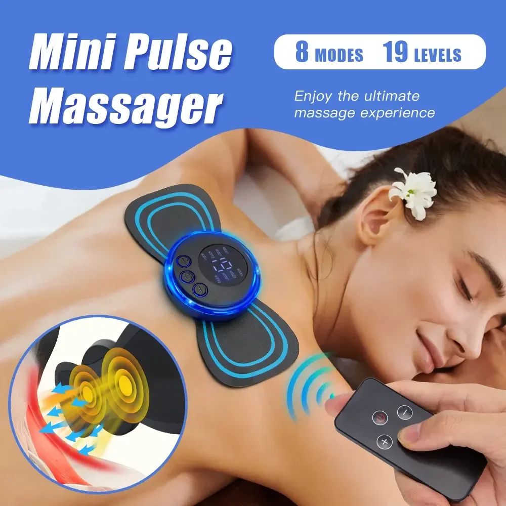 Mini Body Massager Pulse Neck Pain Relief Ems