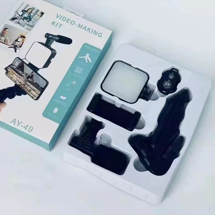 Ay-49 Video Making Kit Mobile Vlogging Tripod