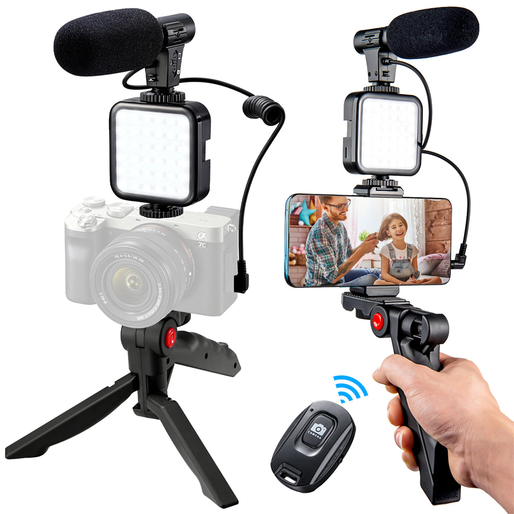 Ay-49 Video Making Kit Mobile Vlogging Tripod