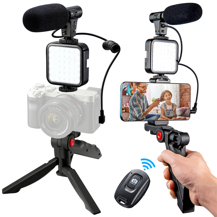 Ay-49 Video Making Kit Mobile Vlogging Tripod