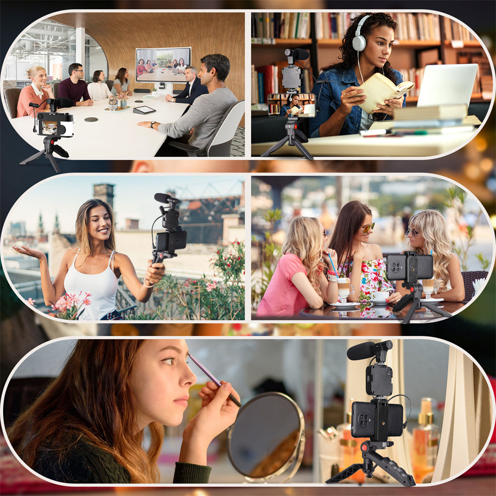 Ay-49 Video Making Kit Mobile Vlogging Tripod